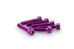 Skrutky PUIG 0500L ANODIZED fialová M8 x 35 mm (6ks)