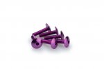 Skrutky PUIG 0689L ANODIZED fialová M6 x 25 mm (6ks)