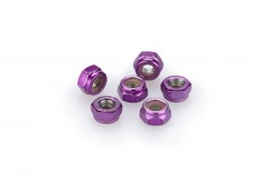 Matice PUIG 0736L ANODIZED fialová M6 (6ks)