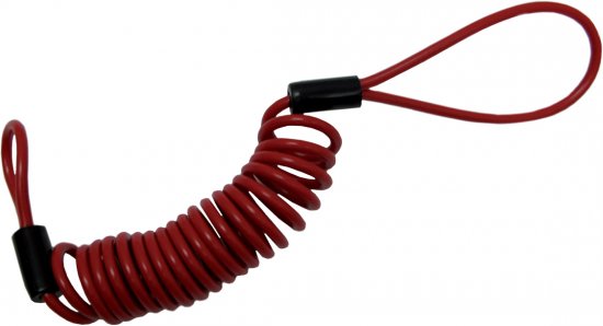 Zámok LUMA SPIRAL CABLE 4x1500 pre TRIUMPH Street Triple 765 / R / RS