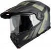 Flip-up helmet iXS X15903 VENTURE 1.0 black-anthracite-olive XS