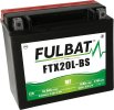 Bezúdržbový motocyklový akumulátor FULBAT FTX20L-BS (YTX20L-BS)