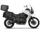 Kompletná sada sedlových brašní SHAD TERRA TR40 adventure a hliníkového kufra SHAD TERRA BLACK 55L, SHAD TRIUMPH Tiger 800