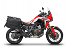 Kompletná sada bočných čiernych hliníkových kufrov SHAD TERRA BLACK , 36/47 l litrov, vrátane montáž SHAD HONDA CRF 1100 Africa Twin