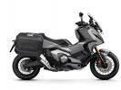 Kompletná sada bočných čiernych hliníkových kufrov SHAD TERRA BLACK , 36L/36/ bočné kufre, vrátane m SHAD HONDA X-ADV 750