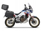 Kompletná sada čiernych hliníkových kufrov SHAD TERRA BLACK , 48 litrov vrchný kufor, 36/47 litrov bočné kufre, vrátane montážnej sady a platni SHAD HONDA CRF 1100 Africa Twin