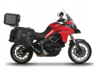 Kompletná sada sedlových brašní SHAD TERRA TR40 adventure a hliníkového kufra SHAD TERRA BLACK 37L v SHAD DUCATI MULTISTRADA 950 / 1200 / 1260