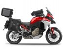 Kompletná sada sedlových brašní SHAD TERRA TR40 adventure a hliníkového kufra SHAD TERRA BLACK 37L v SHAD Ducati Multistrada 1200 V4