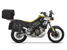 Kompletná sada sedlových brašní SHAD TERRA TR40 adventure a hliníkového kufra SHAD TERRA BLACK 37L v SHAD Aprilia Tuareg 660