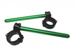 Adjustable clip-ons ACCOSSATO inclination from 6Â° to 10Â° without inner ring, green