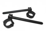 Adjustable clip-ons ACCOSSATO inclination from 6Â° to 10Â° without inner ring, black