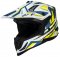 Cross helmet iXS iXS363 2.0 white matt-blue-yellow fluo XS