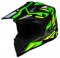 Cross helmet iXS iXS363 2.0 black matt-yellow fluo-green fluo XS